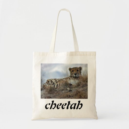 luie cheeta, cheetah tote bag (Voorkant)