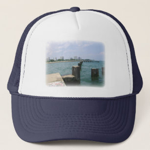 Luie dag aan de steigers trucker pet