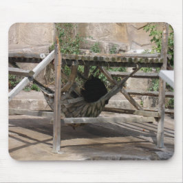 luie dag voor een beer muismat