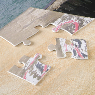 Luie dagen op de steiger legpuzzel