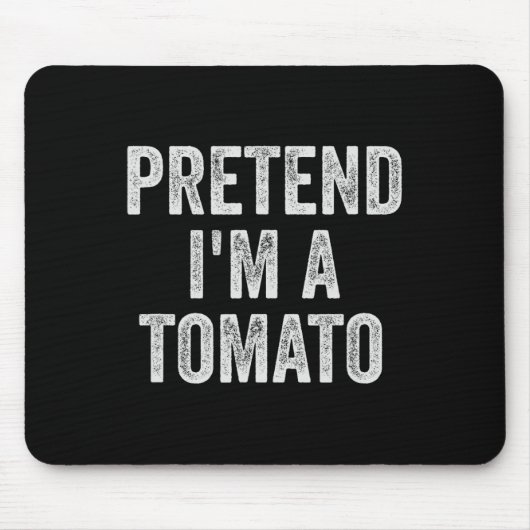 Luie Halloween kostuum cadeau doen alsof ik een to Muismat (Voorkant)