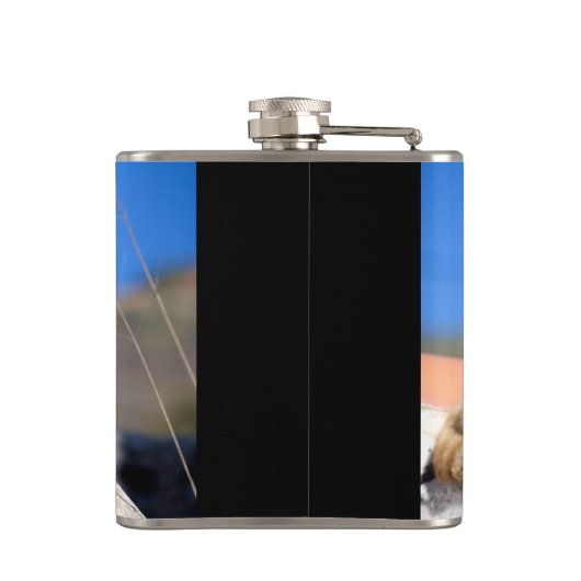 luie kat heupfles (Achterkant)