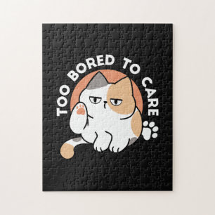 Luie Kat Houding – Te Verveeld Om Mee Te Kijken Gr Legpuzzel