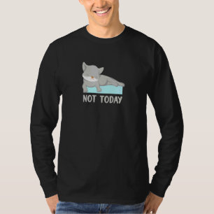 Luie kat voor kittenbezitters t-shirt