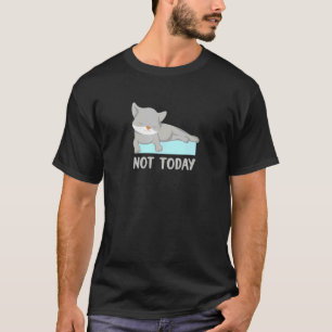 Luie kat voor kittenbezitters t-shirt