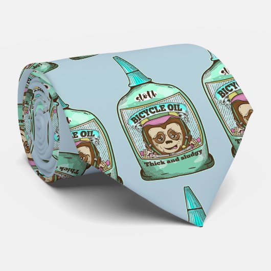 Luie Langzame fietsolie Stropdas (Opgerold)