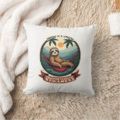 Luie Luiaard Humor T-shirt Selectieve Inspanning V Kussen (Deken)