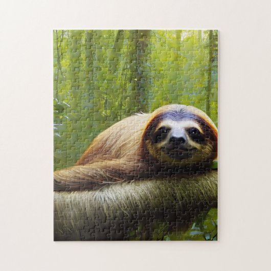 luie luie dag, puzzel legpuzzel (Verticaal)