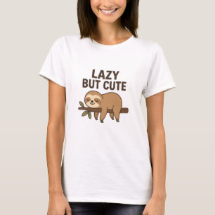 Luie maar Schattigee luiaard - Grappig Dierenontwe T-shirt