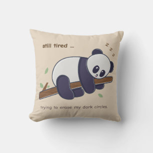 Luie Panda Citaat – Nog steeds moe & wallen onder Kussen