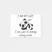 luie panda grappig post-it® notes (Voorkant)