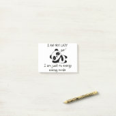 luie panda grappig post-it® notes (Op bureau)
