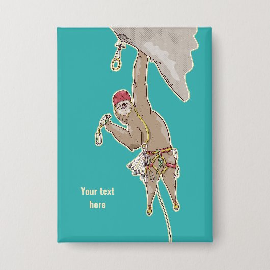 Luie rotsklimmen button (Voorkant)