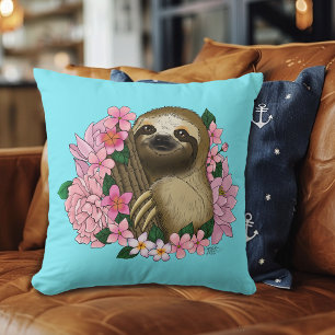 Luie roze bloemen kussen