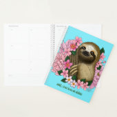 Luie roze bloemen planner (Display)