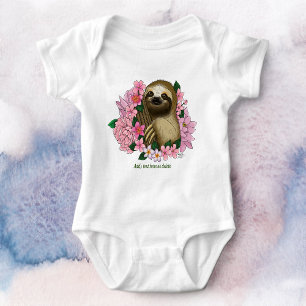 Luie roze bloemen romper