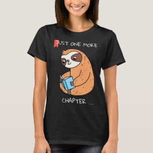 Luie Schattigee en grappige luiaard lezen boek lui T-shirt