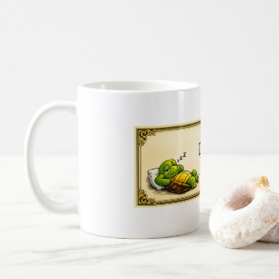 luie schildpad diploma koffiemok