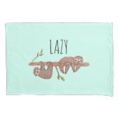 Luie & Sleepy Schattige luiaard ontwerp, omkeerbaa Kussensloop (Voorkant-Links)