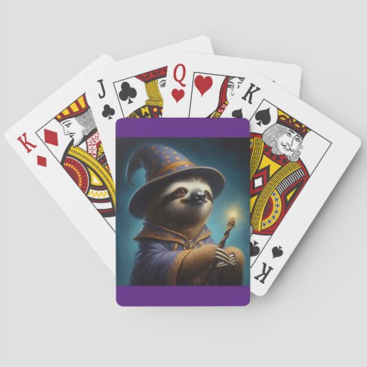 luie wizard pokerkaarten (Achterkant)