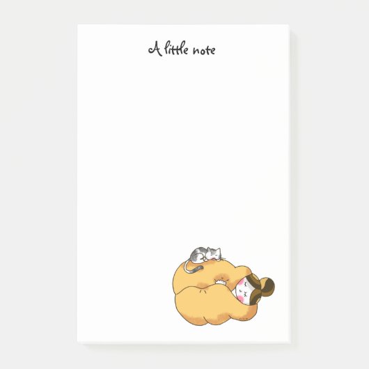 luie zondagochtend post-it® notes (Voorkant)
