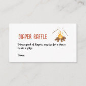 Luier loterij spel S'meer leuk baby shower thema Informatiekaartje (Voorkant)