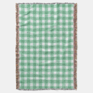 Luier Muntgroene Gingham Deken