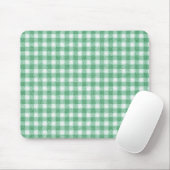 Luier Muntgroene Gingham Muismat (Met muis)