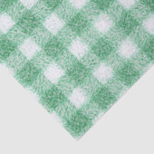 Luier Muntgroene Gingham Tissuepapier (Detail)
