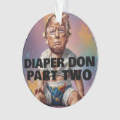 Luier op deel twee ornament (voorkant)