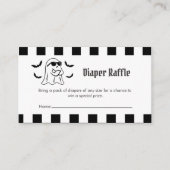 Luier Raffle Grappig Boo Halloween Party Enclosure Informatiekaartje (Voorkant)
