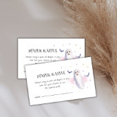 Luier Raffle Halloween Schattige Ghost Baby shower Informatiekaartje