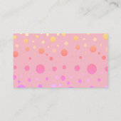 Luier Raffle Roze Eenhoorn Twins Meisje Baby showe Informatiekaartje (Achterkant)