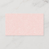 Luier Raffle Script Tekst met Roze Hart Informatiekaartje (Achterkant)