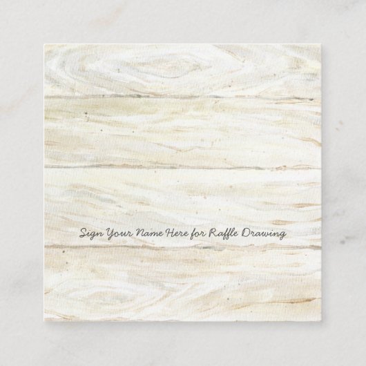 Luier Raffle Ticket Boho Deer Antlers Blush Rozen (Achterkant)