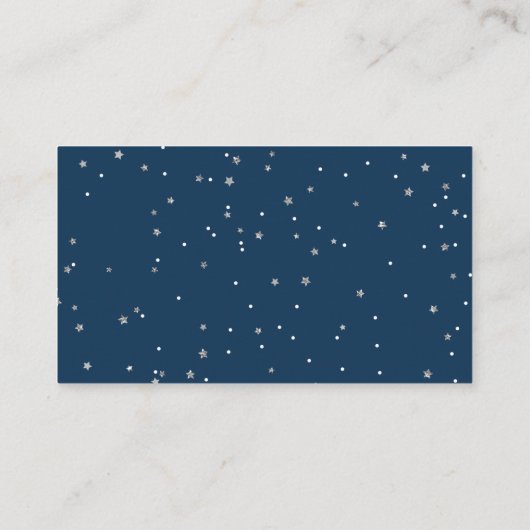 Luier Raffle Ticket, Twinkle Little Star Informatiekaartje (Achterkant)