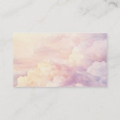 Luier Raffle Ticket Waterverf Hearts Baby shower Informatiekaartje (Achterkant)