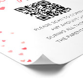 Luierfonds teken contant geschenk Baby shower teke Poster (Hoek)