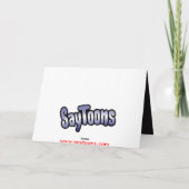 Luierige Feestdagen! Feestdagen Kaart (Achterkant)