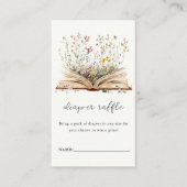 Luierloof | Boek Thema Baby shower Informatiekaartje (Voorkant)