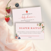 Luierloterij Berry Sweet Botanische Baby Shower