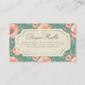 LUIERRAFFELTICKET | Storybook-Baby shower Informatiekaartje (Voorkant)