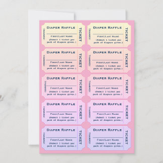 Luiers Raffle Tickets Kaart