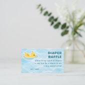 Luierschotel rubber Ducky Splish Splash Informatiekaartje (Staand voorkant)