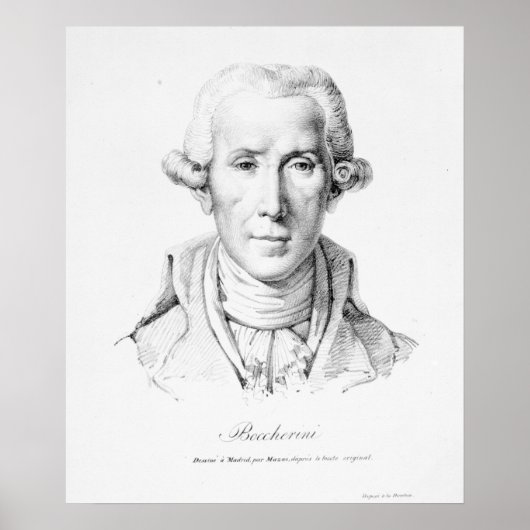 Luigi Boccherini Poster (Voorkant)