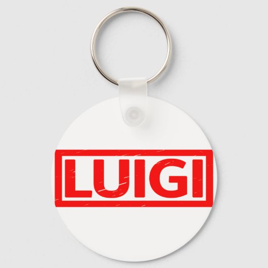 Luigi Stamp Sleutelhanger (Voorkant)