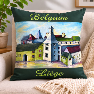 Luik België Volkskunst Dorp Kussen