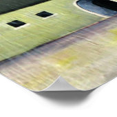 Luik, een Surreal Mystical Stone Castle Poster (Hoek)