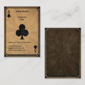 luik van clubs visitekaartje (Voorkant / Achterkant)