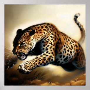 Luipaard (12) Wilde kat Poster